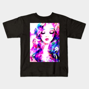 Graphic Pop Art Female Kids T-Shirt